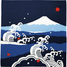 Load image into Gallery viewer, HAMAMONYO FUROSHIKI FUJISAN-TO ONAMI 90CM
