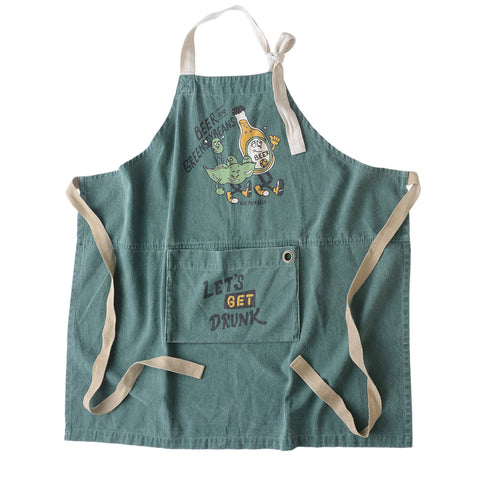 PACKABLE APRON / BEER & EDAMAME