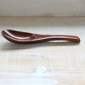 WOODEN RENGE SPOON WITH THICK HANDLE