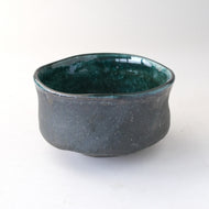 MINOYAKI BLUE CAVE MATCHA BOWL