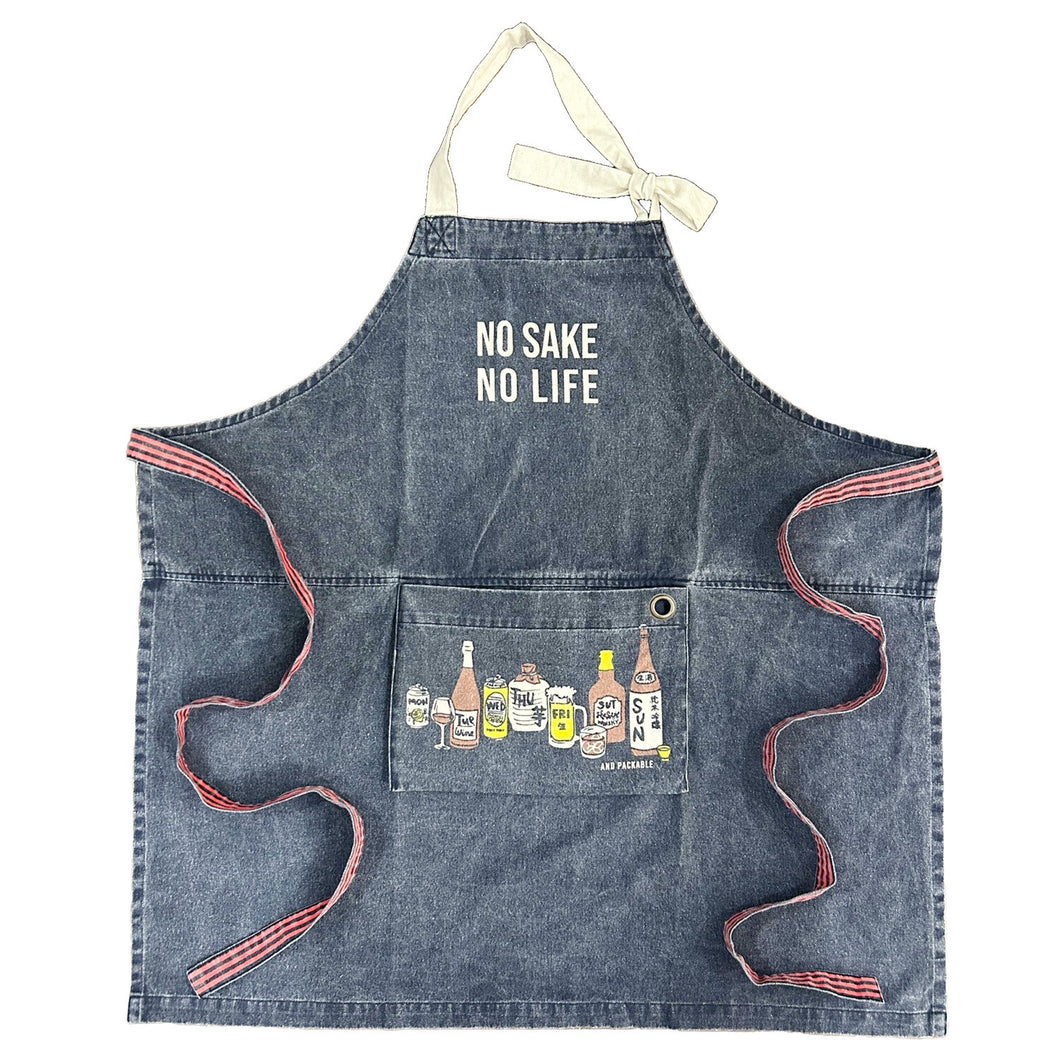 PACKABLE APRON /  NO SAKE NO LIFE