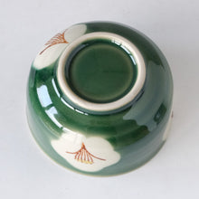 Load image into Gallery viewer, SETOYAKI ORIBE TSUBAKI / CAMELLIA MATCHA BOWL
