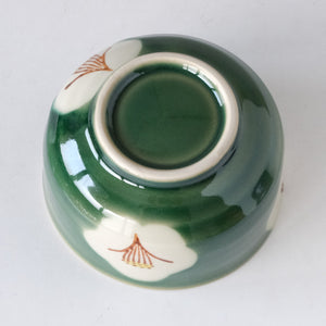 SETOYAKI ORIBE TSUBAKI / CAMELLIA MATCHA BOWL