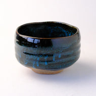 MINOYAKI AO-TENMOKU MATCHA BOWL