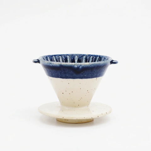 MINOYAKI CHIPS WHITE-NAVY DROP DRIPPER