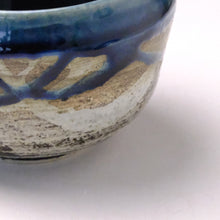 Load image into Gallery viewer, MINOYAKI AI-NAGASHI KATAKUCHI MATCHA BOWL
