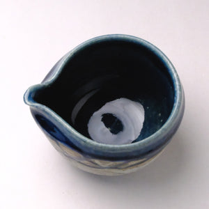 MINOYAKI AI-NAGASHI KATAKUCHI MATCHA BOWL
