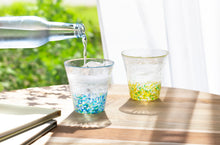 Load image into Gallery viewer, TSUGARU HANDMADE VIDRO GLASS CUP SET OF 2 (SUMMER FLOWER)

