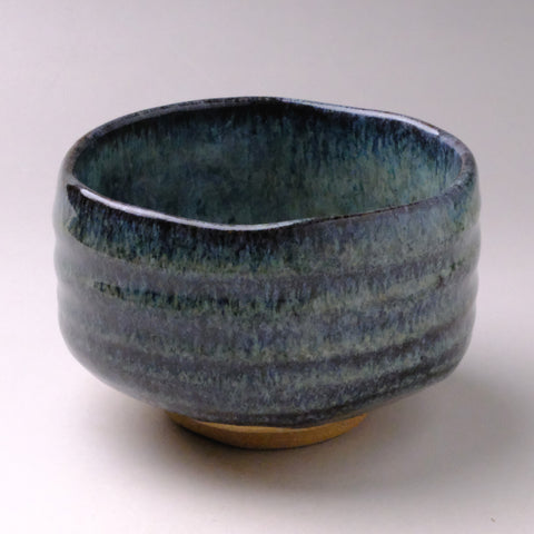 MINOYAKI BLUE ASH MATCHA BOWL