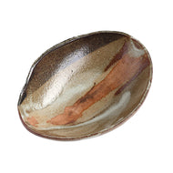 SHIGARAKIYAKI AKATSUKI OVAL SMALL BOWL