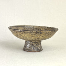 Load image into Gallery viewer, ROKURO SPATTER GLAZED FOOTED BOWL
