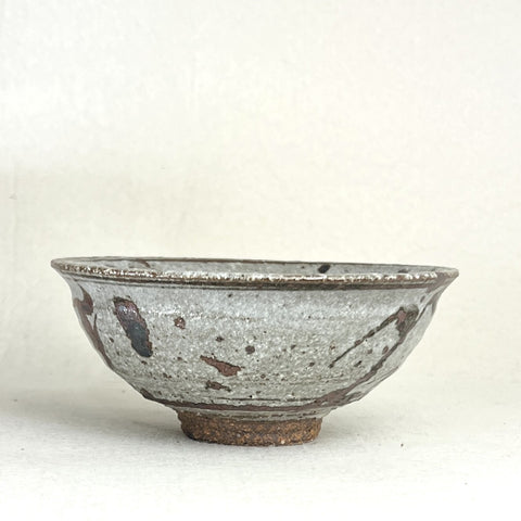 ROKURO RUSTIC LIGHT-COLOURED GLAZED RICE BOWL