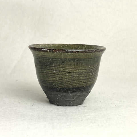 ROKURO DARK GREEN GLAZED SMALL CUP