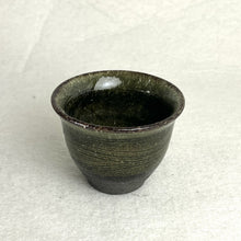 Load image into Gallery viewer, ROKURO DARK GREEN GLAZED SMALL CUP

