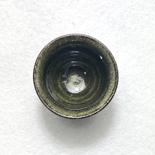 Load image into Gallery viewer, ROKURO DARK GREEN GLAZED SMALL CUP
