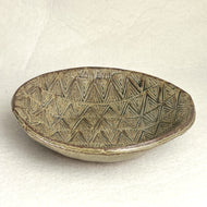ROKURO TEXTURED TRIANGLE PATTERN BOWL