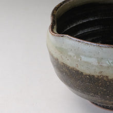 Load image into Gallery viewer, MINOYAKI CHA-MAKI KATAKUCHI MATCHA BOWL
