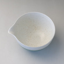 Load image into Gallery viewer, MINOYAKI TURQUOISE BLUE KATAKUCHI MATCHA BOWL
