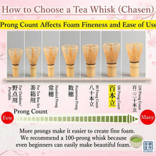 Load image into Gallery viewer, CHASEN / BAMBOO MATCHA WHISK ♯100 (DARK BROWN)
