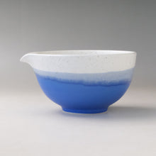 Load image into Gallery viewer, MINOYAKI SOU-KAI/BLUE SEA KATAKUCHI MATCHA BOWL
