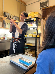 KNIFE SHARPENING CLASS (DOUBLE BEVEL/RYOBA WITH JAPANESE LAMINATED STEEL) <90MINS>