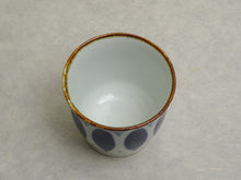 Load image into Gallery viewer, HASAMIYAKI BLUE SMALL CUP
