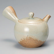 TOKONAME WARE ISSHIN MARU KYUSU/TEAPOT WITH STAINLESS TEA STRAINER