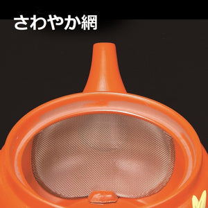 TOKONAME WARE ISSHIN MARU KYUSU/TEAPOT WITH STAINLESS TEA STRAINER