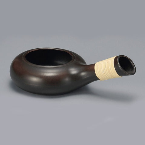 TOKONAME WARE CERAMIC TEA ROASTER/HOROKU (BLACK)*