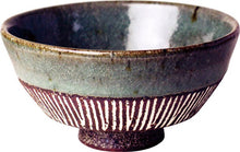 Load image into Gallery viewer, ROKURO HENARI RICE BOWL DARK GREEN
