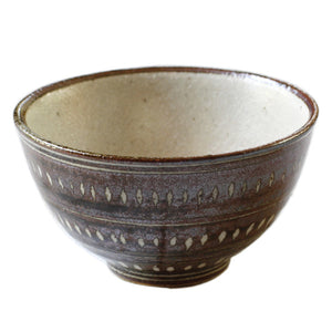 ROKURO NEKOME RICE BOWL BROWN