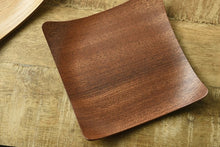 Load image into Gallery viewer, RED MAHOGANY WOOD SQUARE COASTER
