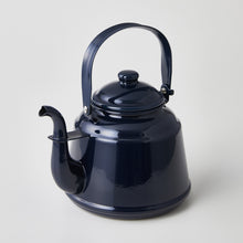 Load image into Gallery viewer, RETRO ENAMEL KETTLE (MATTE BLACK OR NAVY)
