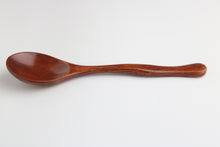 Load image into Gallery viewer, ROUND WOODEN SPOON WITH CURVED HANDLE
