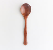 Load image into Gallery viewer, ROUND WOODEN SPOON WITH CURVED HANDLE
