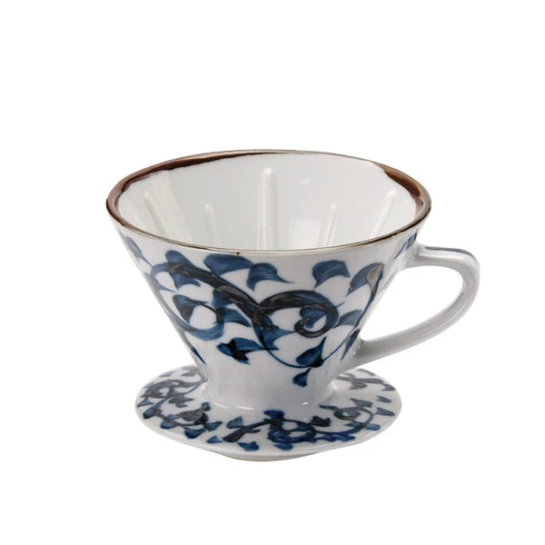MINOYAKI TAKO KARAKUSA CERAMIC COFFEE DRIPPER**