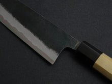 Load image into Gallery viewer, KYOHEI AOGAMI KUROUCHI SANTOKU OCTAGONAL MAGNOLIA HANDLE
