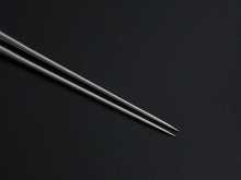 Load image into Gallery viewer, STAINLESS MORIBASHI / PLATING CHOPSTICKS 135MM SATINE  WOOD /  BLOOD WOOD
