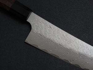 NIGARA SG STRIX CORE, TSUCHIME DAMASCUS CLAD BUNKA 170MM ROSEWOOD OCTAGONAL HANDLE