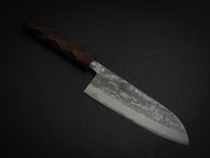 KICHIJI x NAGURI SLD NASHIJI SANTOKU 165MM NAGURI CURVED WENGE WOOD HANDLE