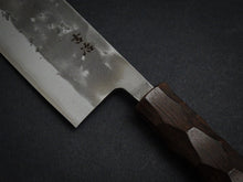 Load image into Gallery viewer, KICHIJI x NAGURI SLD NASHIJI NAKIRI 165MM NAGURI CURVED WENGE WOOD HANDLE
