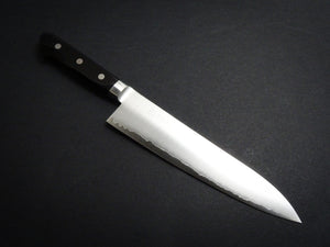 KICHIJI VG-1 GYUTO 210MM BLACK PAKKA WOOD HANDLE