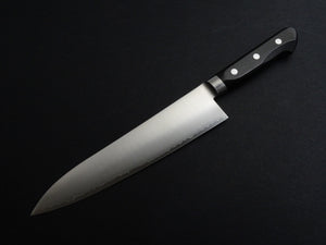 KICHIJI VG-1 GYUTO 210MM BLACK PAKKA WOOD HANDLE