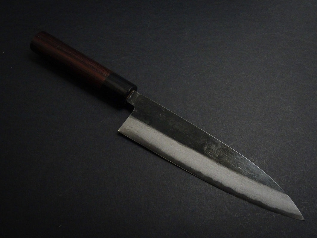 KAJIWARA AOGAMI-2 KUROUCHI DAMASCUS GYUTO 180MM ROSEWOOD HANDLE
