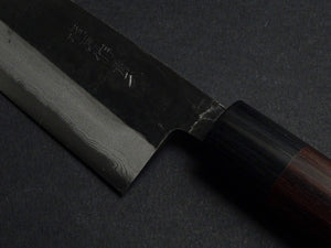KAJIWARA AOGAMI-2 KUROUCHI DAMASCUS GYUTO 180MM ROSEWOOD HANDLE