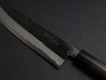 Load image into Gallery viewer, KAJIWARA AOGAMI-2 KUROUCHI DAMASCUS GYUTO 210MM ROSEWOOD HANDLE
