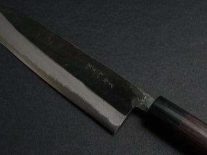 KAJIWARA AOGAMI-2 KUROUCHI DAMASCUS GYUTO 210MM ROSEWOOD HANDLE