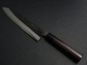 KAJIWARA AOGAMI-2 KUROUCHI DAMASCUS GYUTO 210MM ROSEWOOD HANDLE