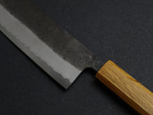 Load image into Gallery viewer, YAYOI / KATABA ORIGINAL SHIROGAMI-2 STAINLESS CLAD NAKIRI 140MM OCTAGONAL OAKWOOD HANDLE (FORGED BY TWO STICKS FORGE)

