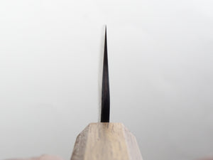 YAYOI / KATABA ORIGINAL SHIROGAMI-2 STAINLESS CLAD NAKIRI 140MM OCTAGONAL OAKWOOD HANDLE (FORGED BY TWO STICKS FORGE)